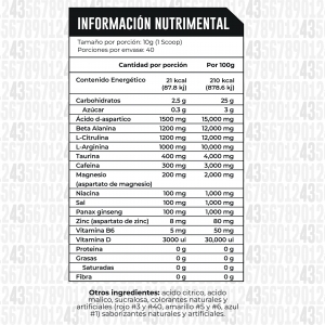 - suplementos alimenticios, productos deportivos